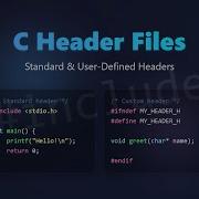 C Header Files Standard User Defined Beginner S Guide