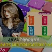 Java Program To Generate Multiplication Table Code And Explanation HINDI URDU