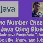 Prime Number Checker In Java Using BlueJ