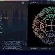 ASMR Programming Abstract Fractal Tree Pattern No Talking