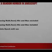 How To Generate Random Numbers In Javascript JS Random Number Generation Math Random