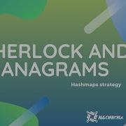 Sherlock And Anagrams Hashmap Optimization HackerRank Problem