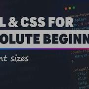 HTML CSS For Absolute Beginners Font Sizes