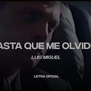 Luis Miguel Hasta Que Me Olvides Lyric Video CantoYo
