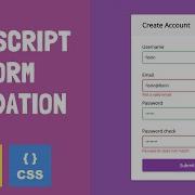 JavaScript Client Side Form Validation