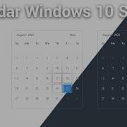 Java Swing Calendar Windows 10 Style Custom With FlatLaf