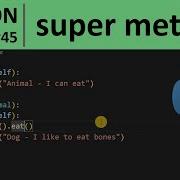 Python Tutorial 45 Super Method In Python Inheritance
