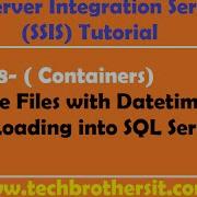 SSIS Tutorial Part 28 Archive Files With Datetime After Loading Into SQL Server Table