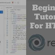 Beginner Tutorial For HTML