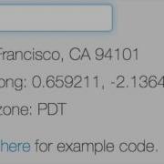 Zip Code API Auto Fill