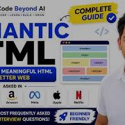 Semantic HTML Explained Write Better Code Rank Higher On Google