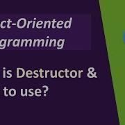 Destructor In Python Object Oriented Programming In Python How Destructor Works
