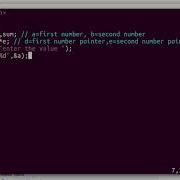 Add Two Numbers Using Pointers C Programming Ubuntu Linux