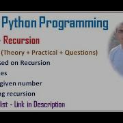 Recursion Class 12 Computer Science With Python Video 31