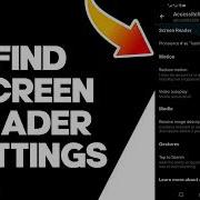 How To Find Screen Reader Settings On X Twitter App