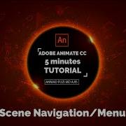 Adobe Animate CC 5 Minutes Tutorial Scene Navigation Menu