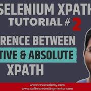 Selenium XPath Tutorial 2 Relative Vs Absolute XPath