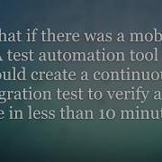MMECS ADB WebUI 10 Minute CI Test Creation