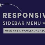 Responsive Sidebar Menu Using HTML CSS And JAVASCRIPT Dashboard Sidebar Menu Code4education