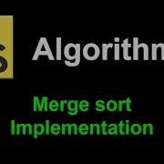 Merge Sort Implementation JavaScript Algorithms