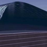Formation Of Tsunami 3D Simulation