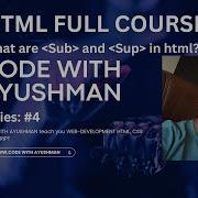 Subscript And Superscript Tags In Html