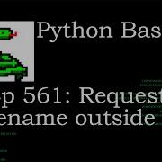 Python Basics Tutorial Requested Os Rename Outside Of Current Directory