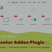 Elementor Addon Widget Pack Enhance Elementor Features Element Pack WordPress Plugin