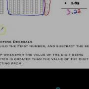 Add And Subtract Decimals Using Models