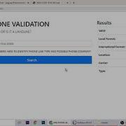 Phone Validator To Check Numbers Look Up Carriers In PHP JavaScript