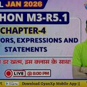 O Level Python Programming M3 R5 1 Chapter 4 Operators Expressions Statements GyanXp