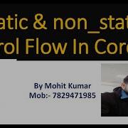 Static Non Static Control Flow Object Creation Cor Java Online Live Session