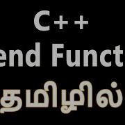 About Friend Function In C Marana Tamil Coder Coding C Friend Function CPP Classes Oops