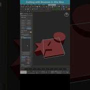 3ds Max Boolean Cutting Objects With Precision Shorts 3dsmax Boolean