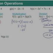 Algebra 2 L8 1 Quick Review Function Operations By Rick Scarfi