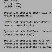 2020 Programming In JAVA Scanner Class Examples
