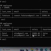 Learn SQL With MySQL Database WHERE Clause Filter Records In A Table Using CLI