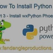 Python 3 Install On Windows WxPython Phoenix