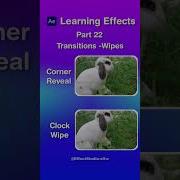 Corner Reveal And Clock Wipe Transition Wipes Adobe After Effect Adobeaftereffects Shortsviral