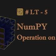 NumPy LT5 Operation On Array