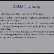 Data Languages And Interfaces