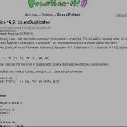 Java Practice It 16 5 CountDuplicates Pt 2 Implementing ListNodes LinkedLists Recursion
