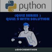 Quiz 9 Function Concept Quiz With Solution Python Quiz Series