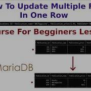 How To Update Multiple Fields In MySQL MariaDB L Update Statement In SQL 6