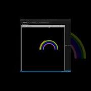 Making Rainbow Design Using Python Coding Status Shorts Python Coding Programming Rainbow