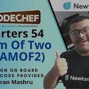 Codechef Starters 54 Team Of Two TEAMOF2 Solution In Hindi Explanation Code Editorial