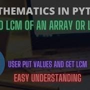 Python Program To Find LCM Of Any List Of Numbers