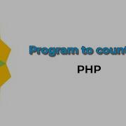 Program To Count Vowel In PHP