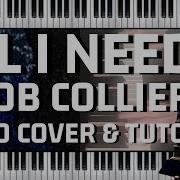 ALL I NEED Piano Cover Tutorial Jacob Collier Ft Mahalia Ty Dolla Ign