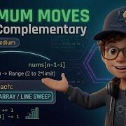 LeetCode 1674 Minimum Moves To Make Array Complementary Difference Array Sweep Line
